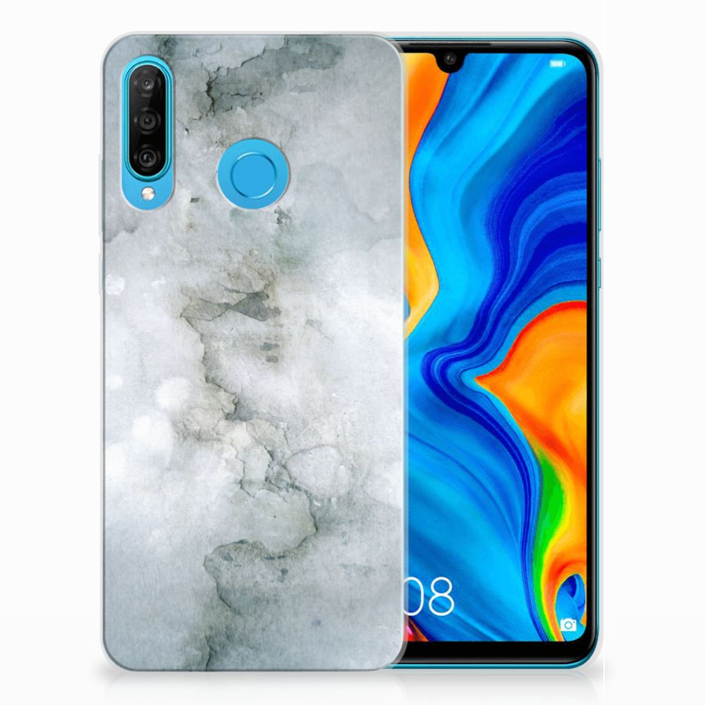 Hoesje maken Huawei P30 Lite Painting Grey