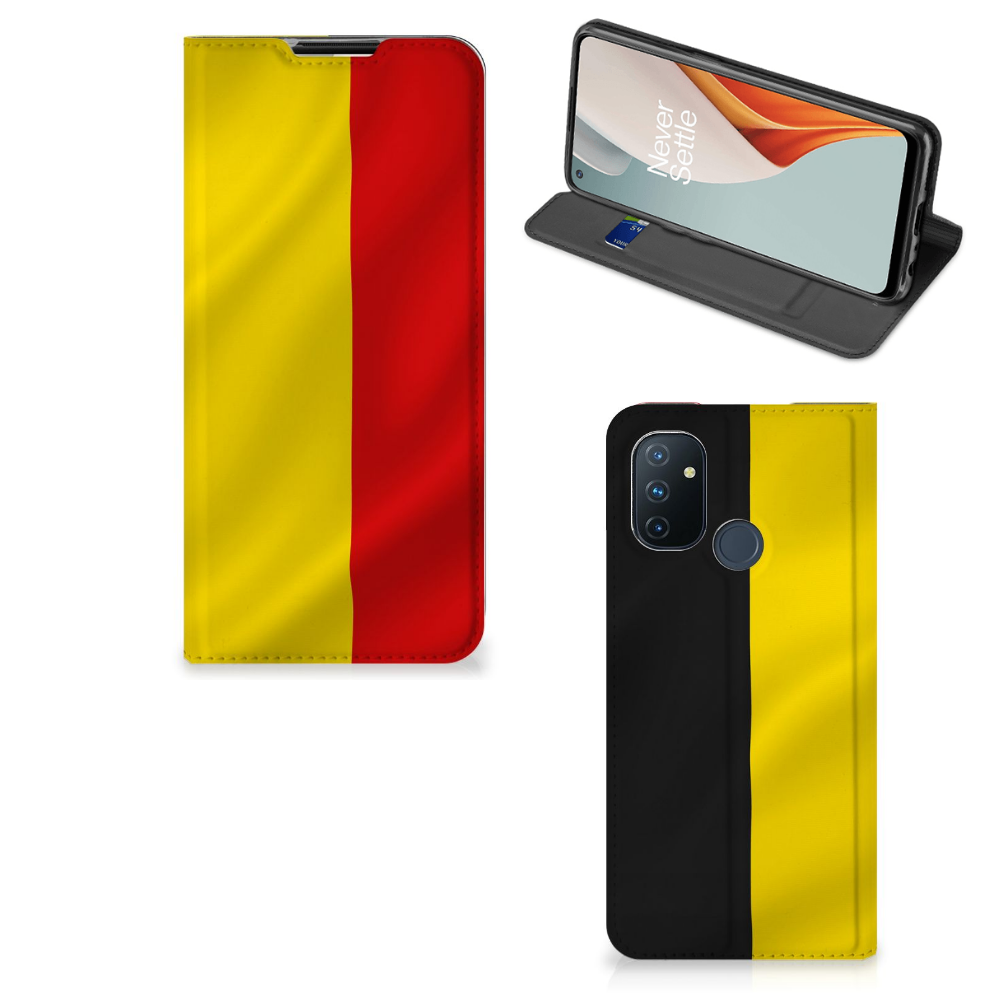 OnePlus Nord N100 Standcase Belgische Vlag - B2C Telecom