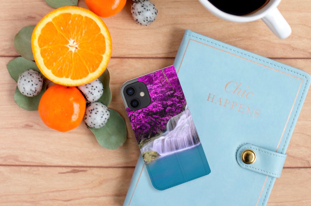 iPhone 12 Mini Book Cover Waterval - B2C Telecom