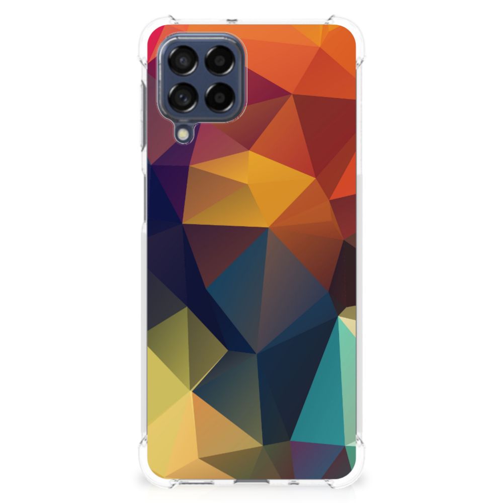 Samsung Galaxy M53 Shockproof Case Polygon Color B2C Telecom