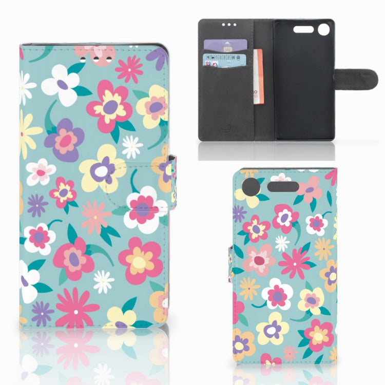 Sony Xperia XZ1 Hoesje Flower Power