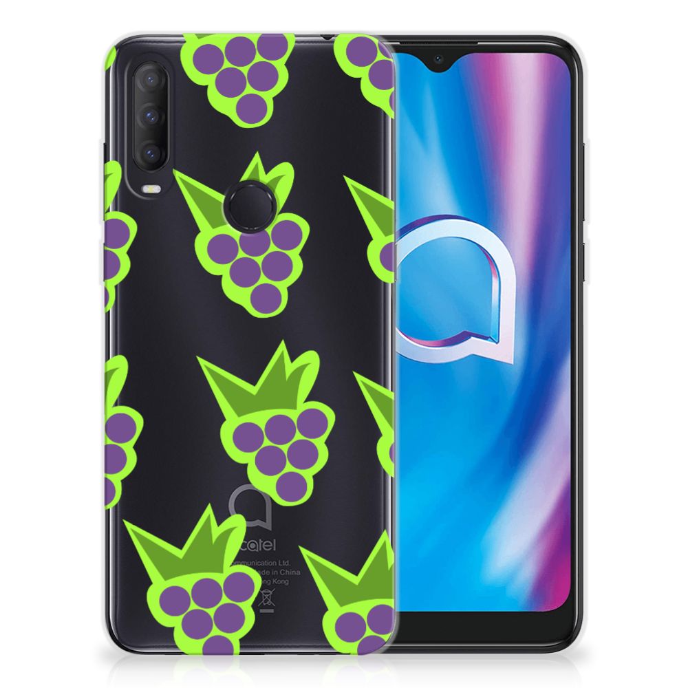 Alcatel 1S (2020) Siliconen Case Druiven B2C Telecom