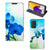 Samsung Galaxy A72 (5G/4G) Smart Cover Orchidee Blauw - Cadeau voor je Moeder