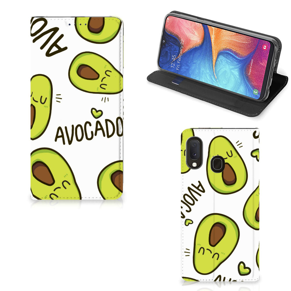 Samsung Galaxy A20e Magnet Case Avocado Singing