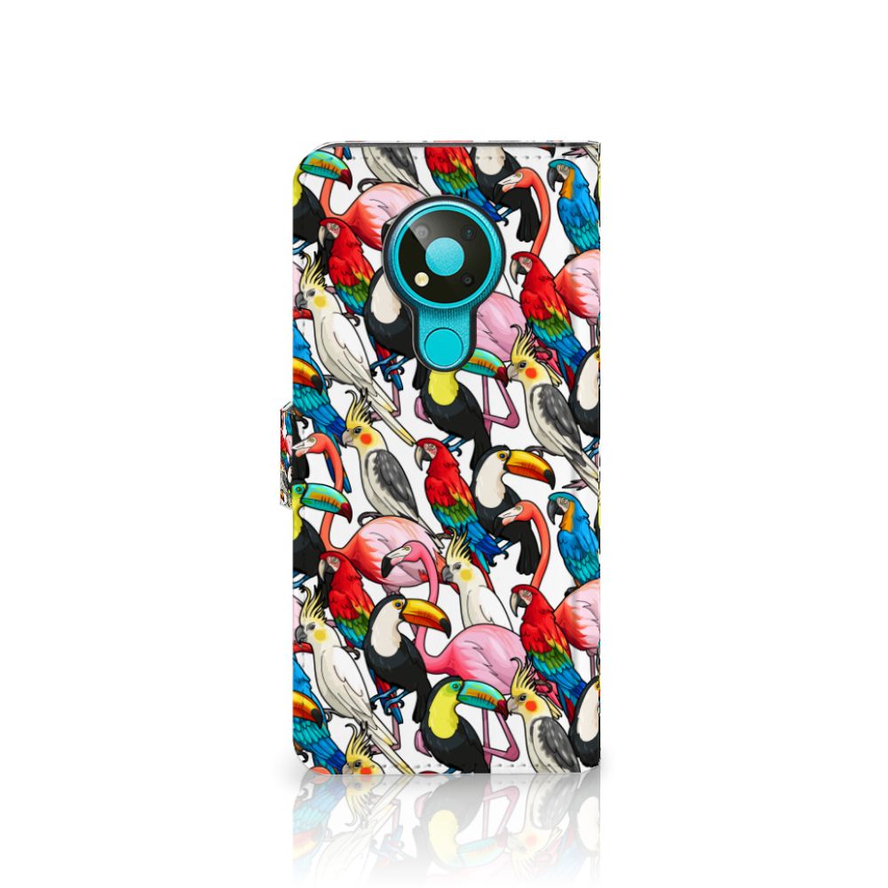 Nokia 3.4 Telefoonhoesje met Pasjes Birds