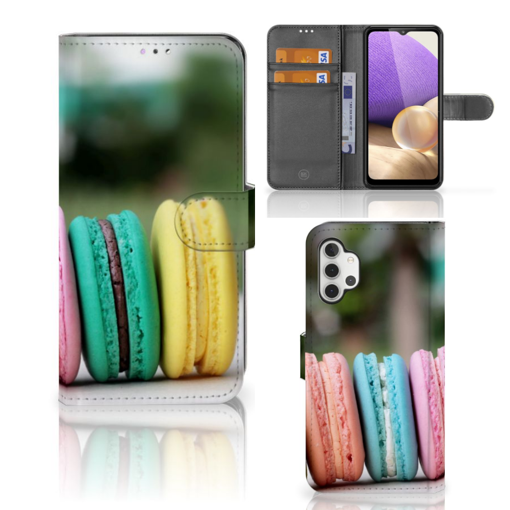 Samsung Galaxy A32 4G Book Cover Macarons