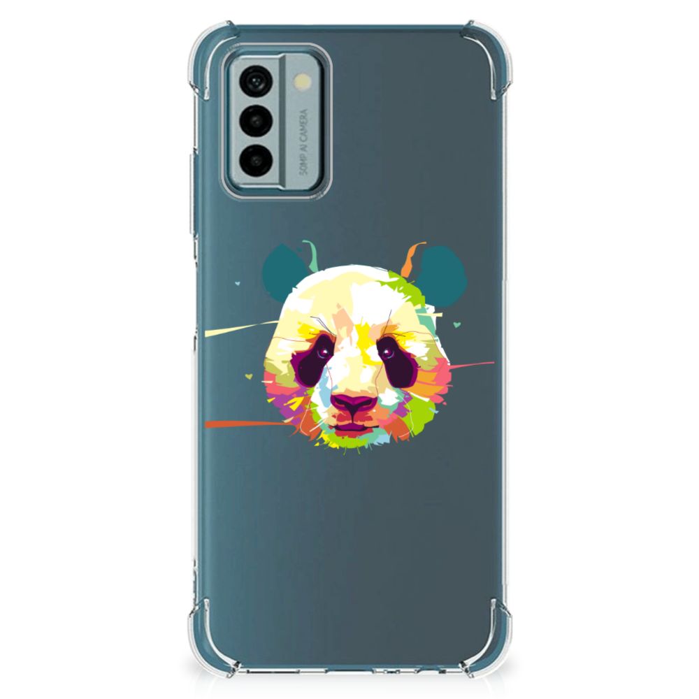 Nokia G22 Stevig Bumper Hoesje Panda Color