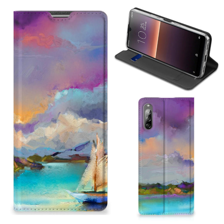 Bookcase Sony Xperia L4 Boat