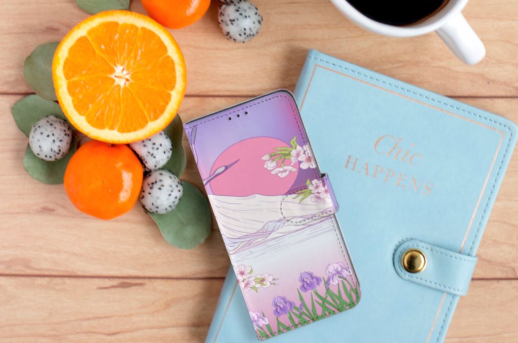 OPPO A91 | Reno3 Telefoonhoesje met Pasjes Bird Flying