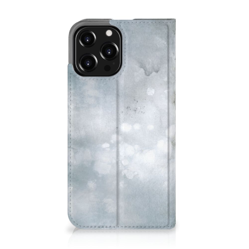 Bookcase iPhone 13 Pro Max Painting Grey - B2C Telecom
