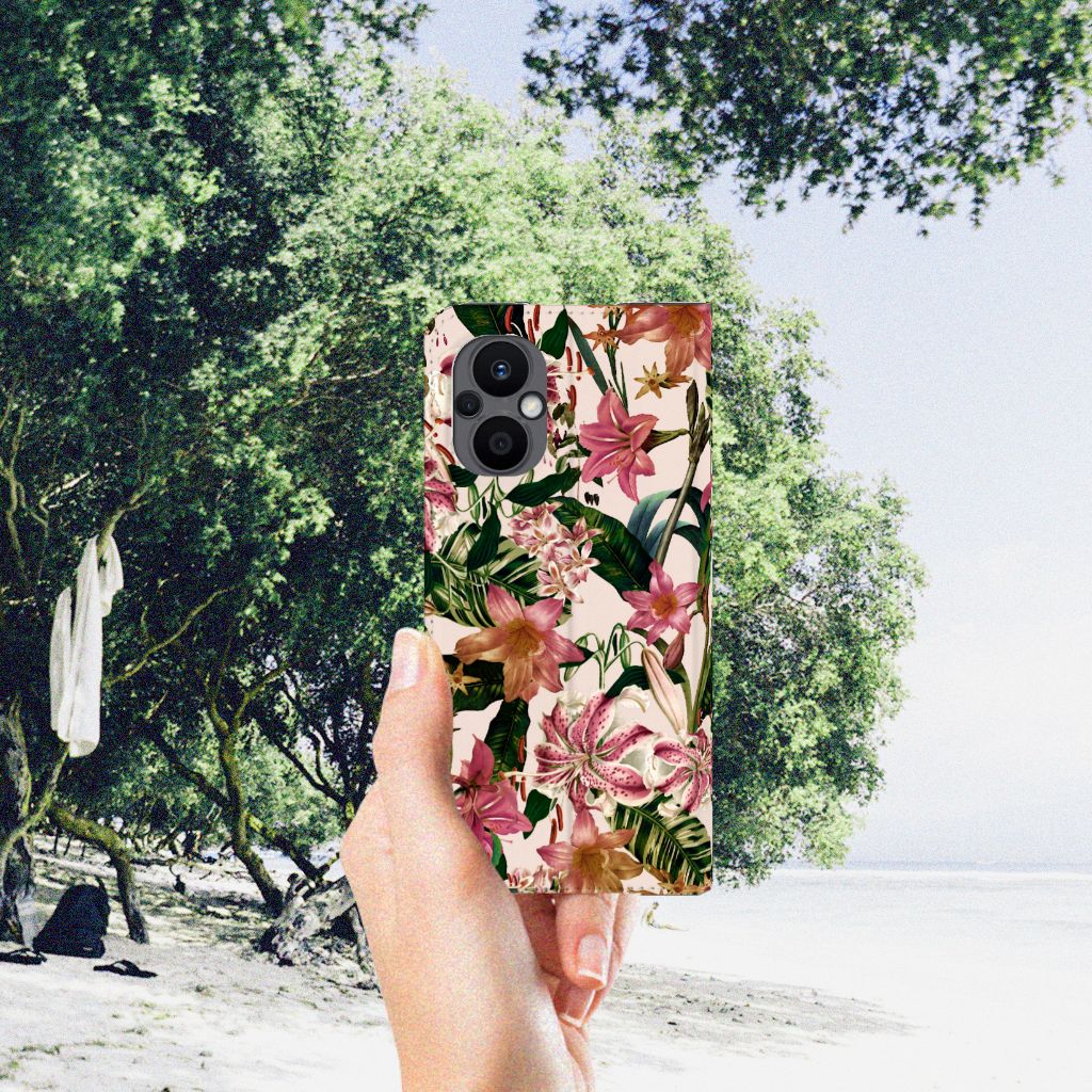 OPPO Reno8 Lite Smart Cover Flowers - B2C Telecom