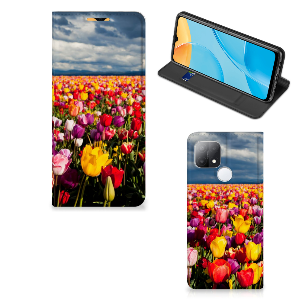 OPPO A15 Smart Cover Tulpen - B2C Telecom
