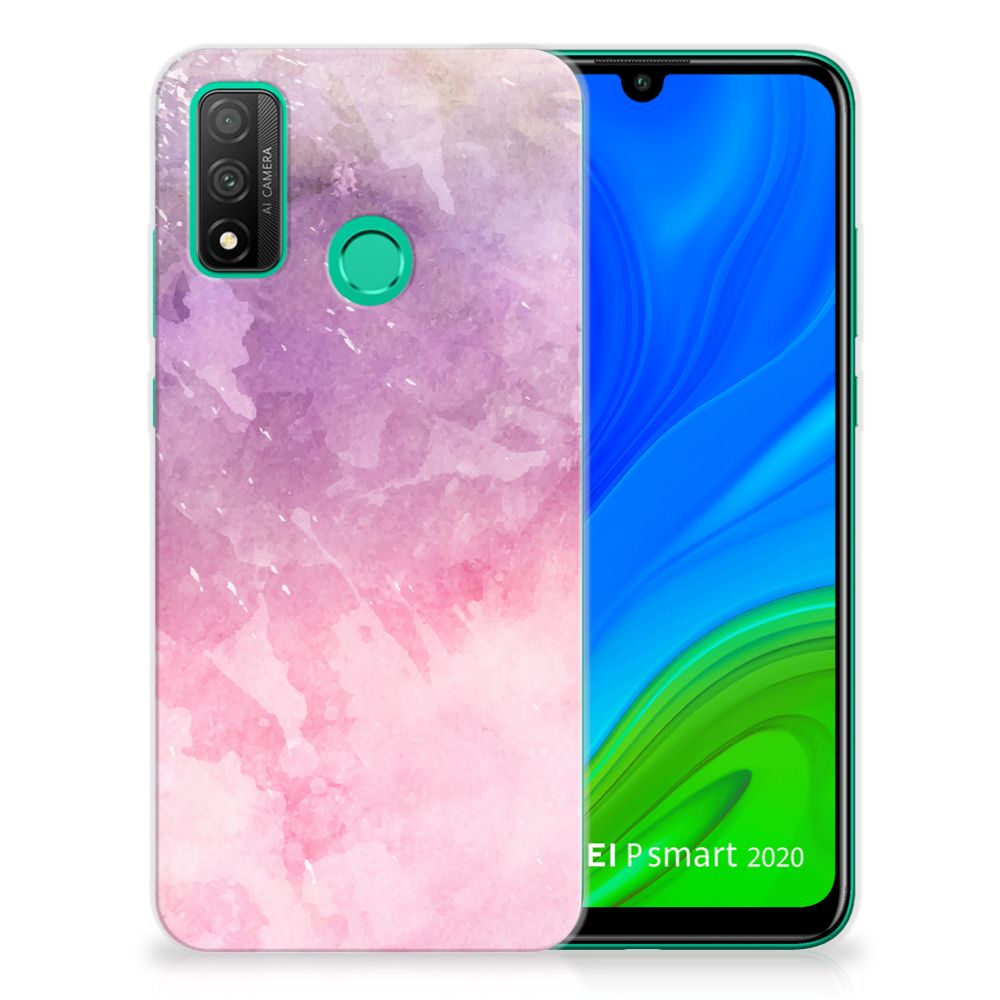 Hoesje maken Huawei P Smart 2020 Pink Purple Paint B2C Telecom