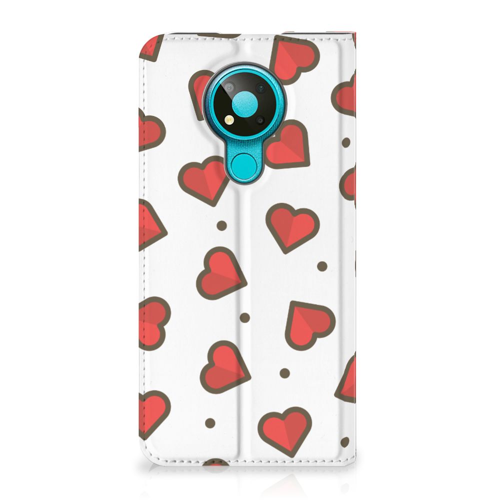 Nokia 3.4 Hoesje met Magneet Hearts - B2C Telecom