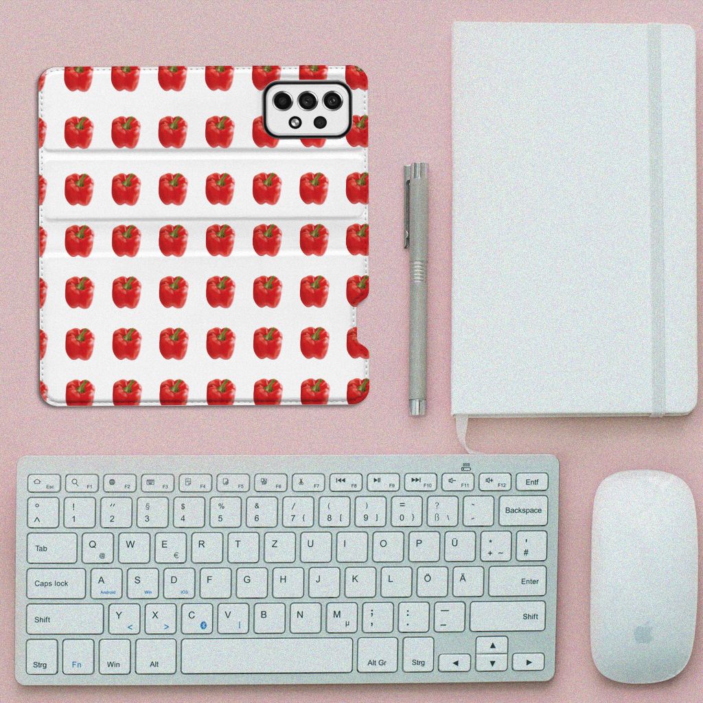 Samsung Galaxy A73 Flip Style Cover Paprika Red - B2C Telecom