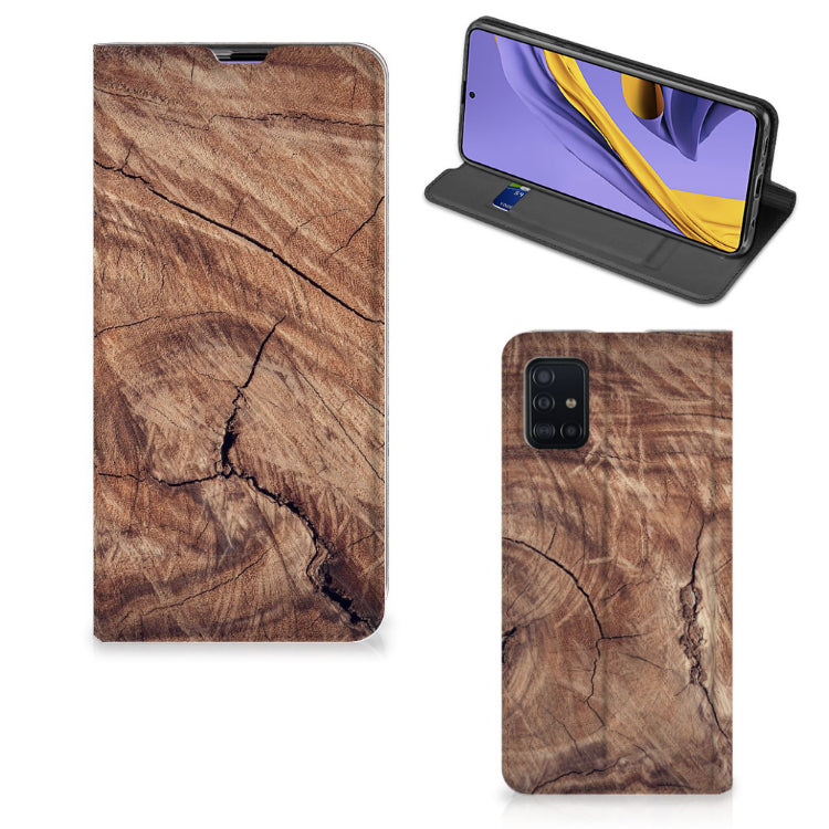 Samsung Galaxy A51 Book Wallet Case Tree Trunk