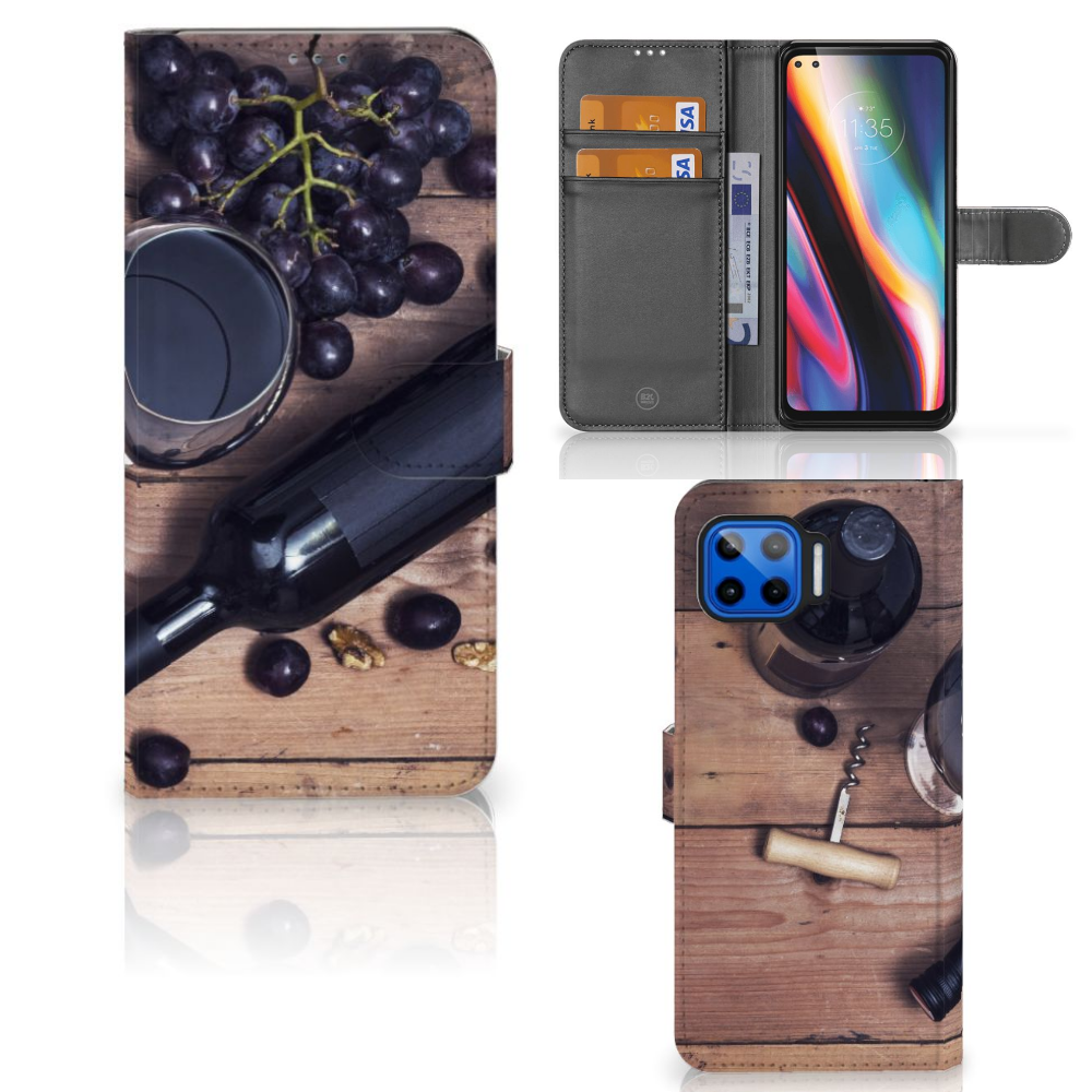 Motorola Moto G 5G Plus Book Cover Wijn