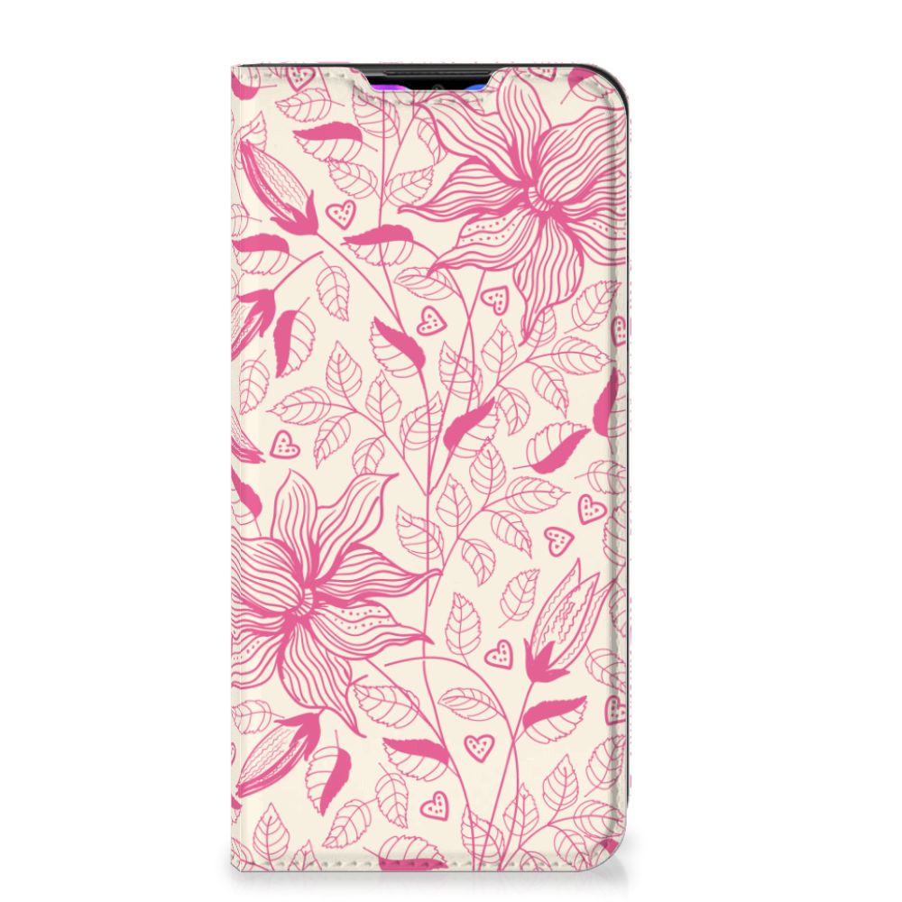 Xiaomi Redmi 9 Smart Cover Pink Flowers - B2C Telecom