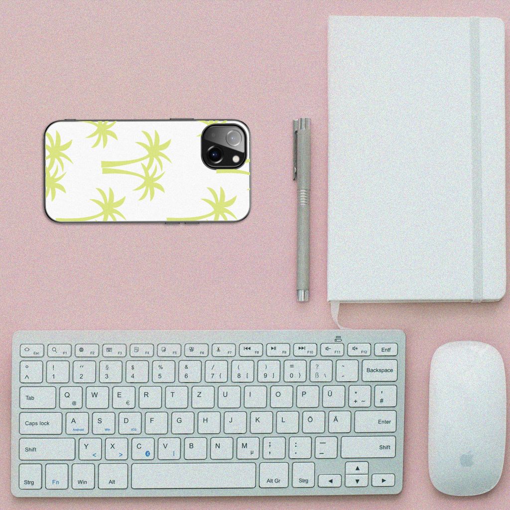 Apple iPhone 13 Bloemen Hoesje Palmtrees B2C Telecom