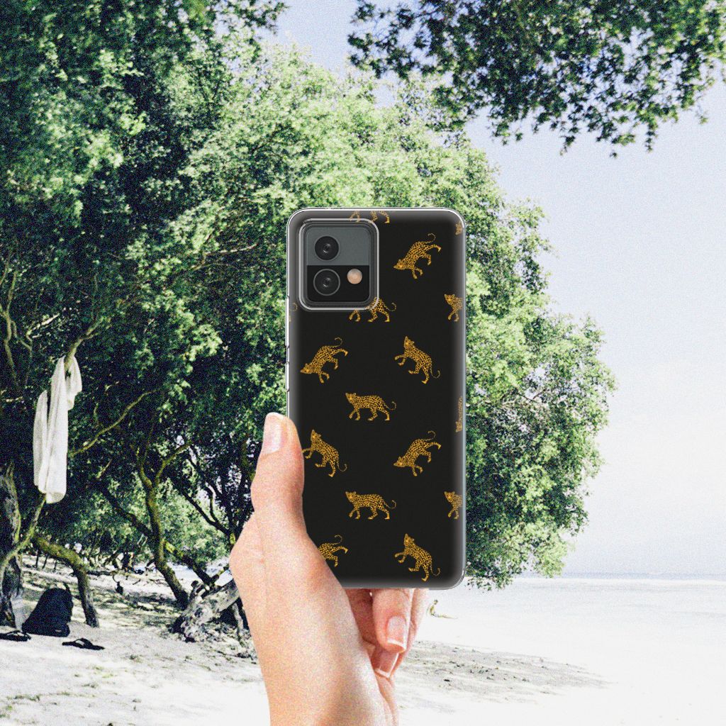 TPU Hoesje voor Motorola Moto G72 Leopards B2C Telecom