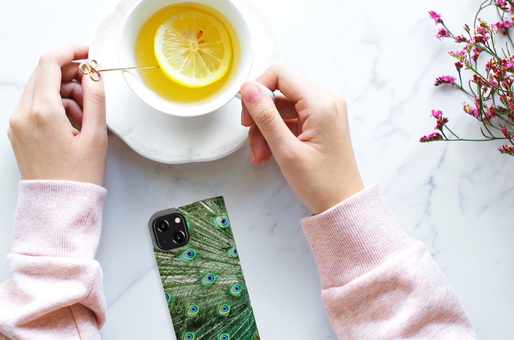 iPhone 13 Mini Hoesje maken Pauw - B2C Telecom