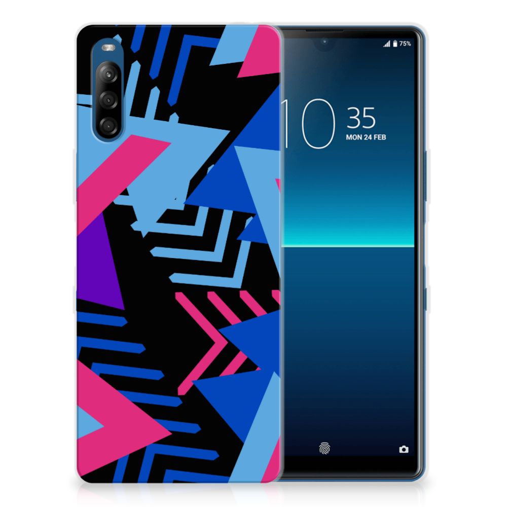 Sony Xperia L4 TPU Hoesje Funky Triangle