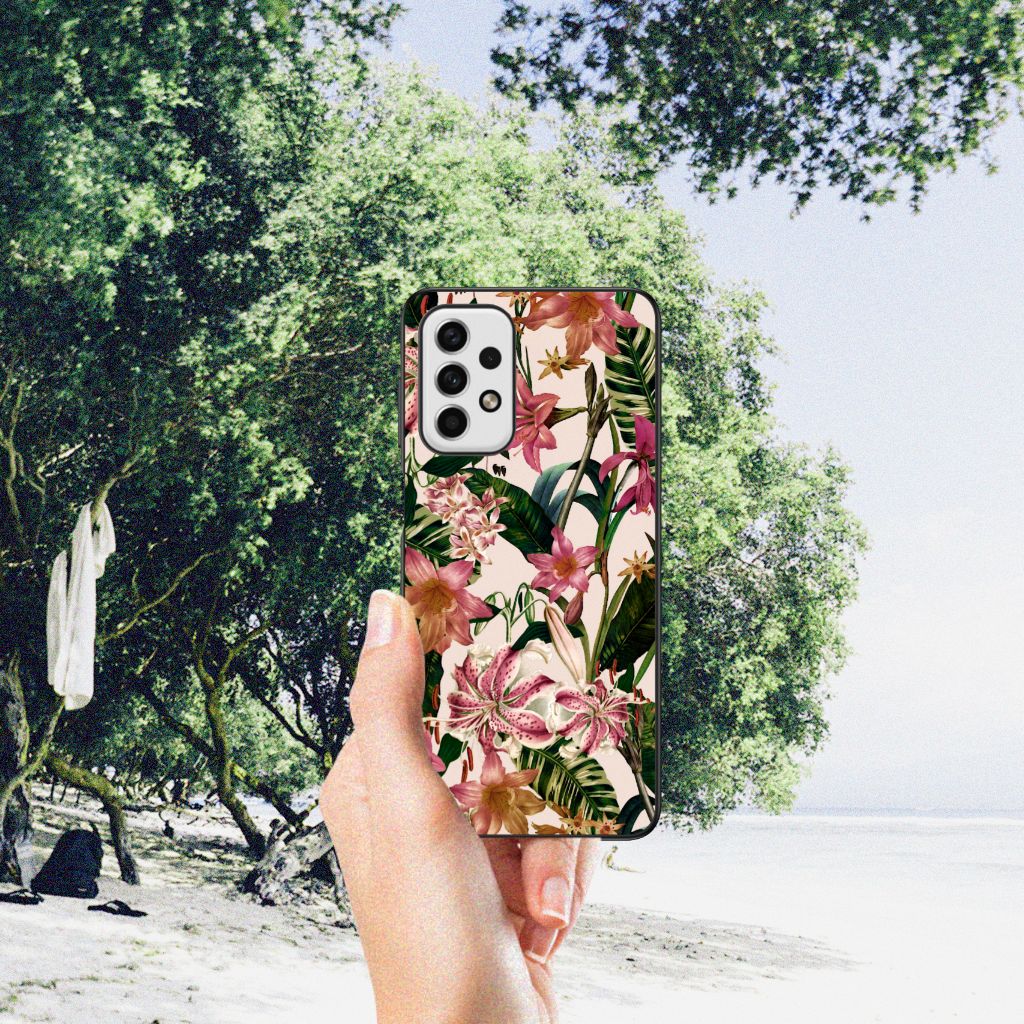 Samsung Galaxy A23 Bloemen Hoesje Flowers B2C Telecom