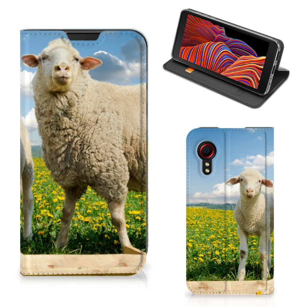 Samsung Galaxy Xcover 5 Hoesje maken Schaap en Lammetje - B2C Telecom