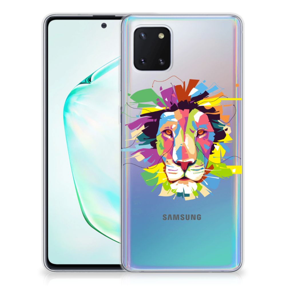 Samsung Galaxy Note 10 Lite Telefoonhoesje met Naam Lion Color