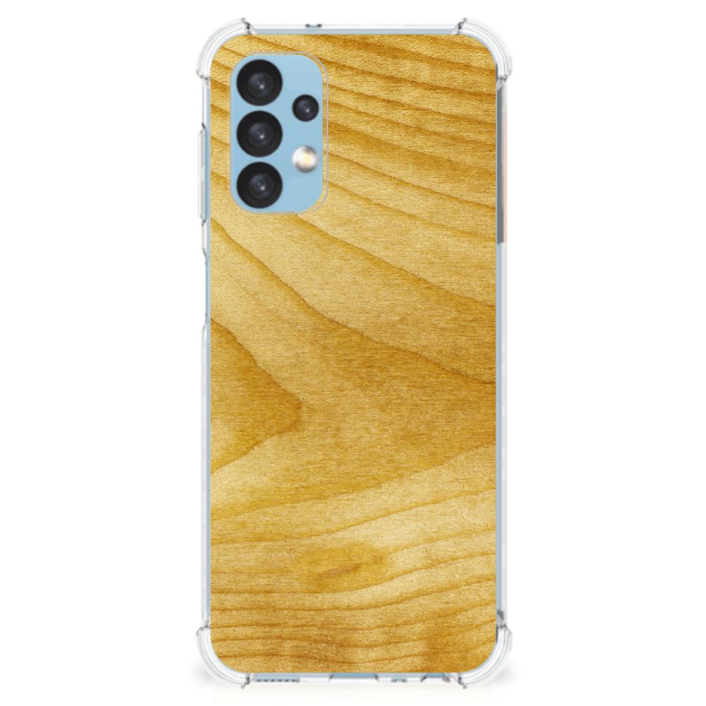Samsung Galaxy A13 (4G) Stevig Telefoonhoesje Licht Hout B2C Telecom