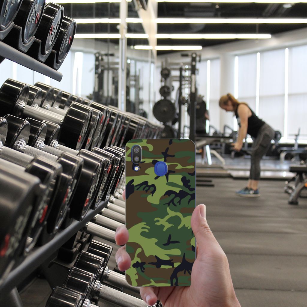 Samsung Galaxy M20 (Power) TPU bumper Army Dark