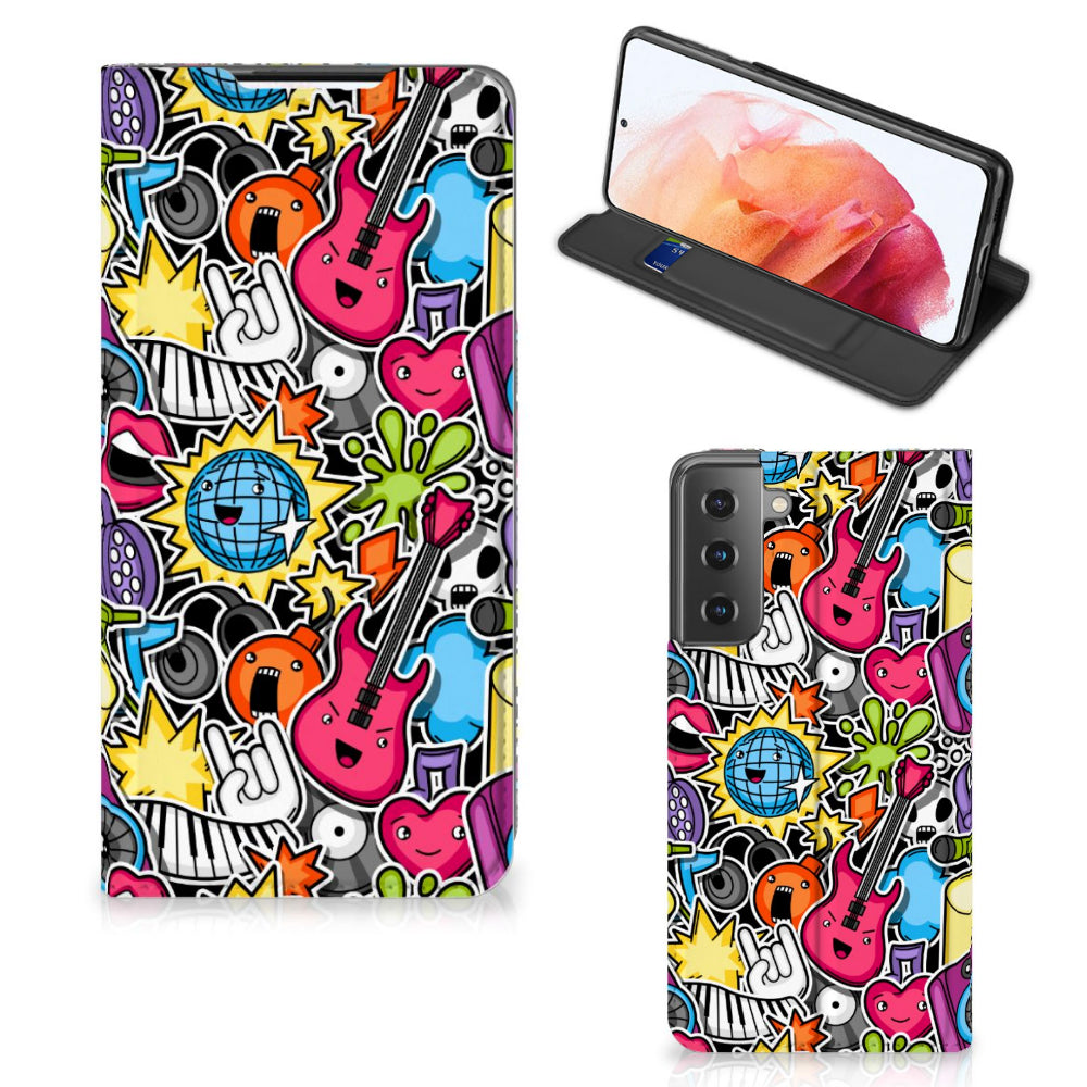 Samsung Galaxy S21 Hippe Standcase Punk Rock