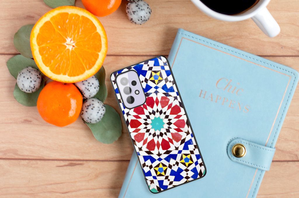 Samsung Galaxy A33 5G Marmeren Print Telefoonhoesje Mozaïek B2C Telecom