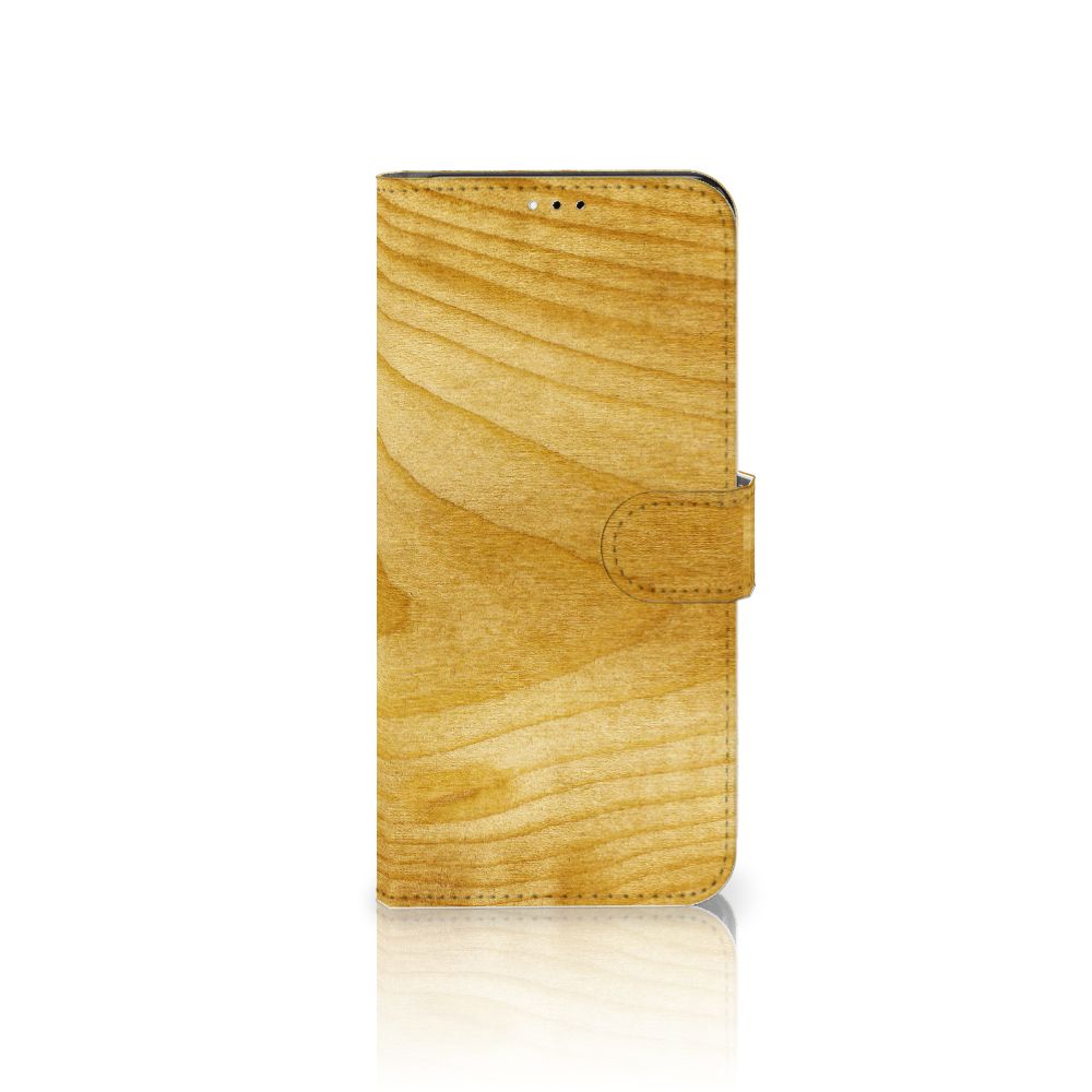 Samsung Galaxy A23 Book Style Case Licht Hout