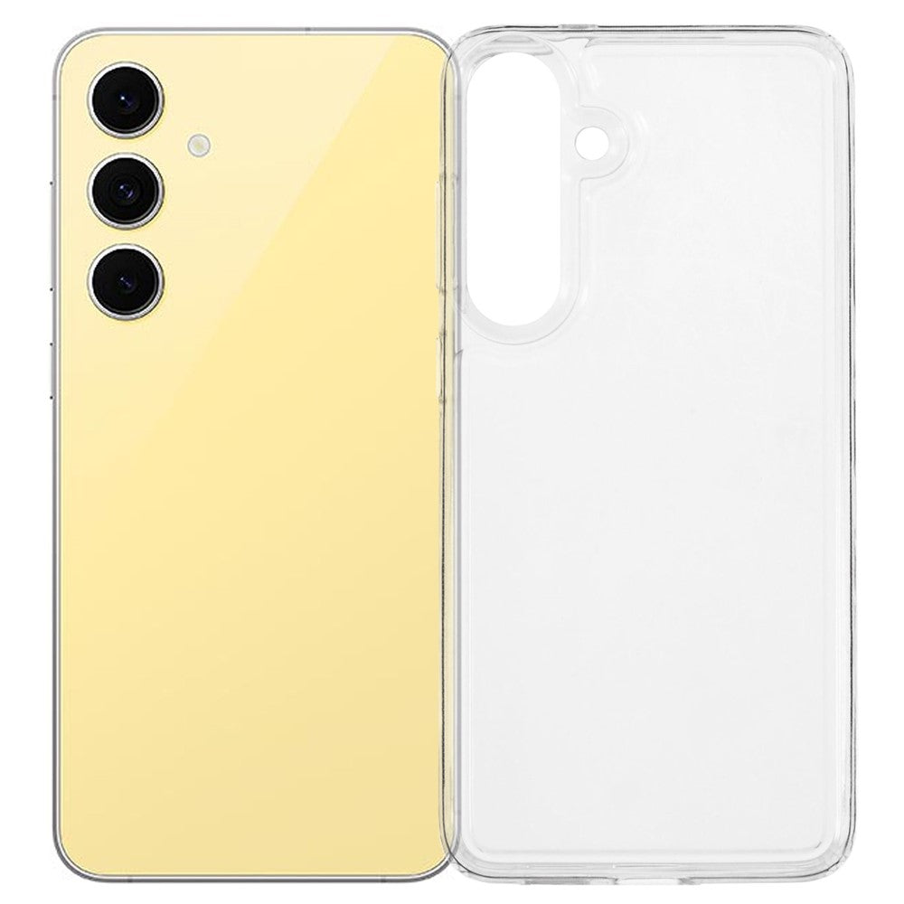 Samsung Galaxy S26 transparant TPU hoesje schuin vooraanzicht