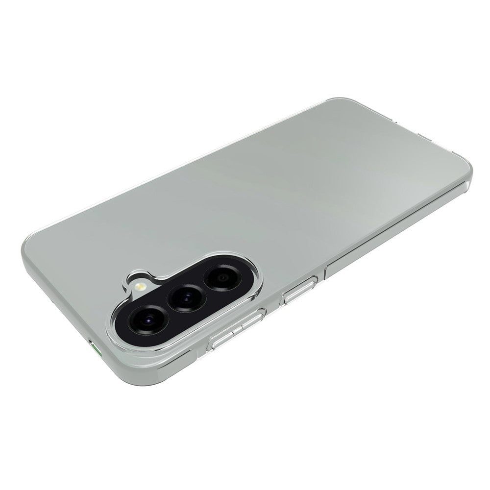 Samsung Galaxy A57 met transparant TPU hoesje en verhoogde camer rand