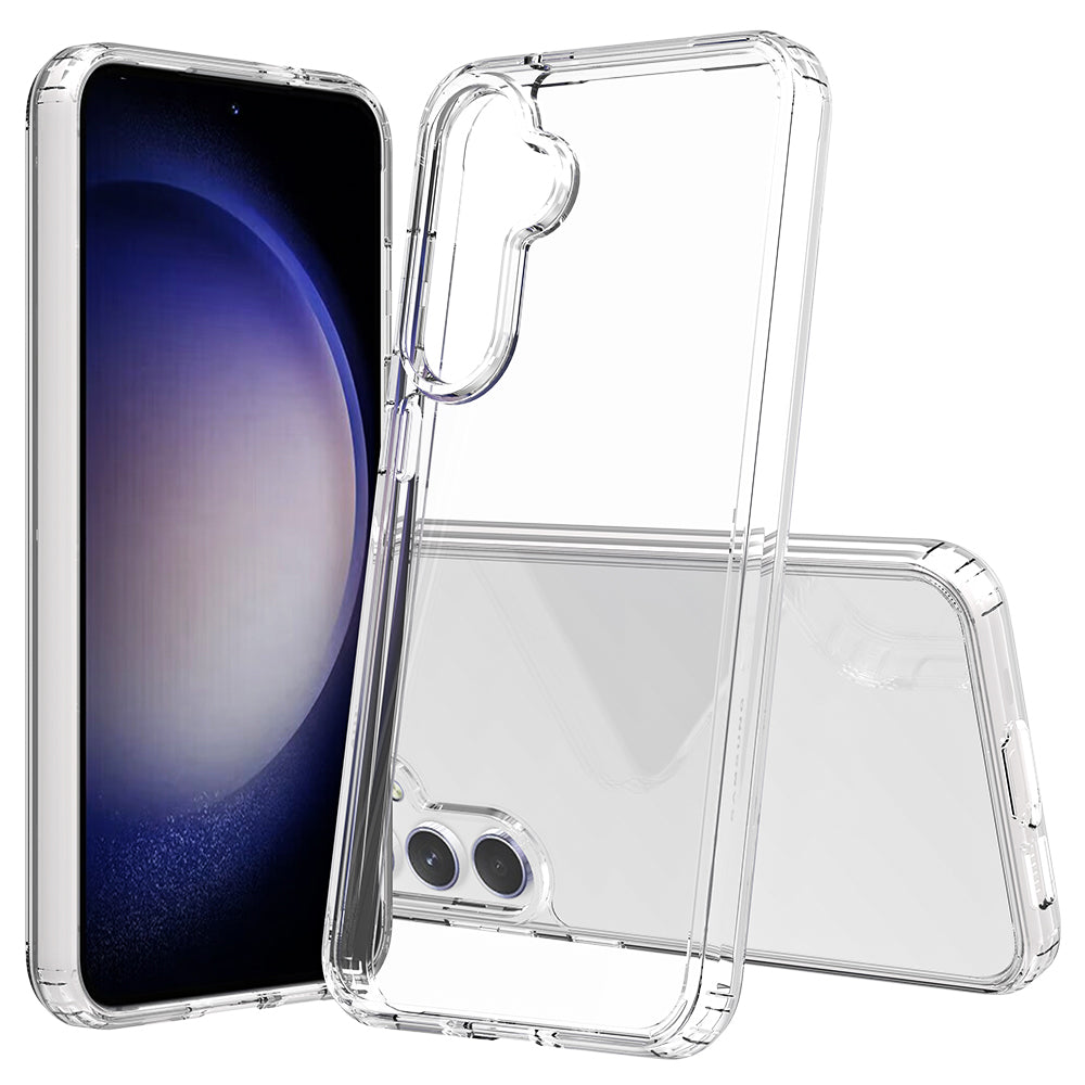 Samsung Galaxy A37 transparante back cover voor- en achteraanzicht