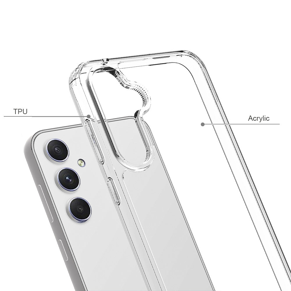 Samsung Galaxy A37 hybride hoesje met TPU bumper en acryl achterkant