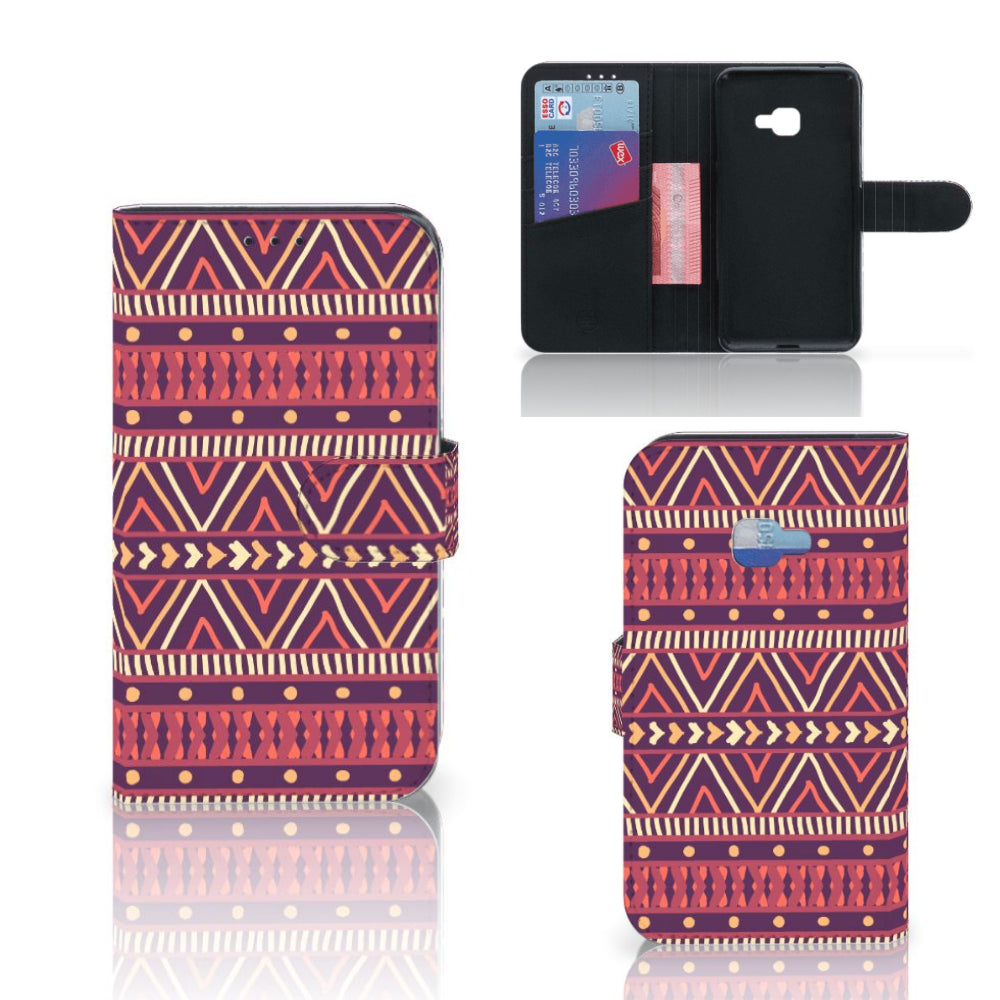 Samsung Galaxy Xcover 4 | Xcover 4s Telefoon Hoesje Aztec Paars