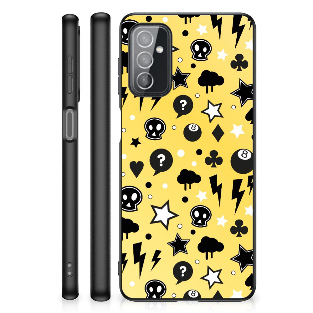 Telefoonhoesje Samsung Galaxy M52 Punk Geel B2C Telecom