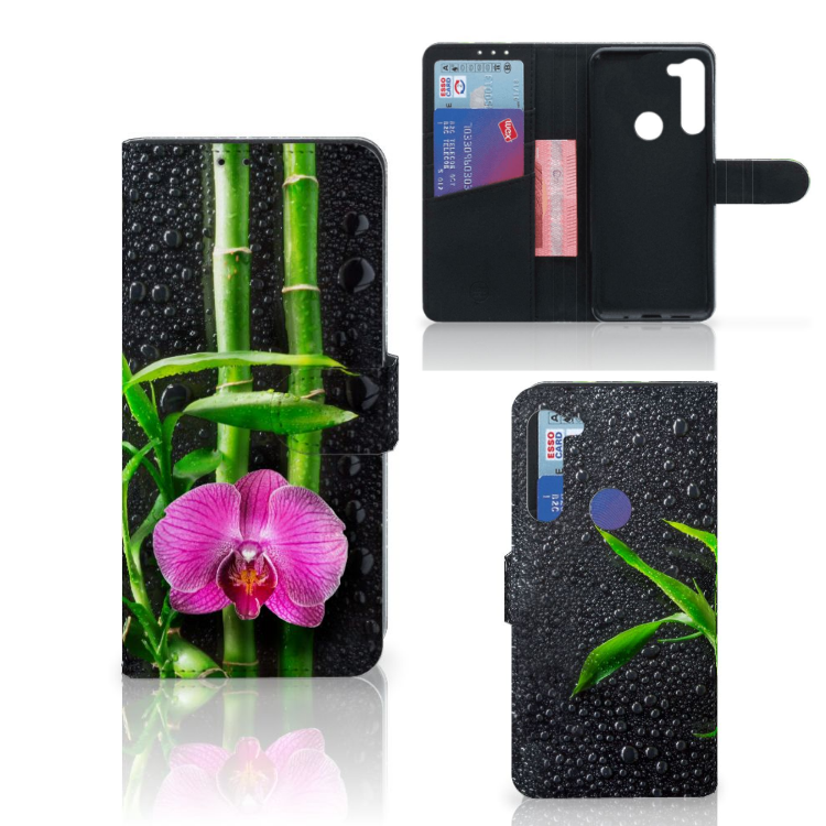 Motorola G8 Power Hoesje Orchidee