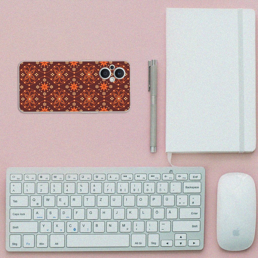 OPPO Reno8 Lite TPU bumper Batik Brown B2C Telecom