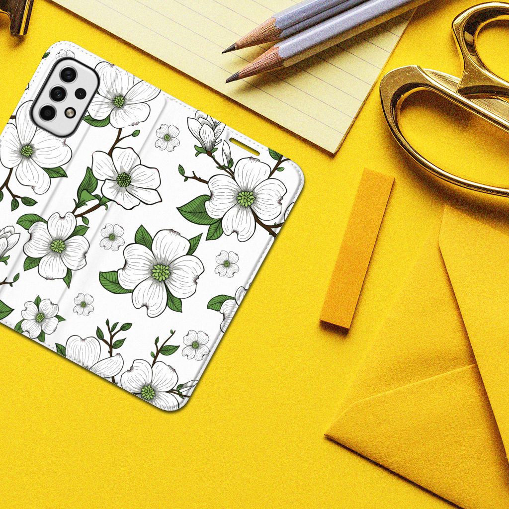 Samsung Galaxy A23 Smart Cover Dogwood Flowers - B2C Telecom