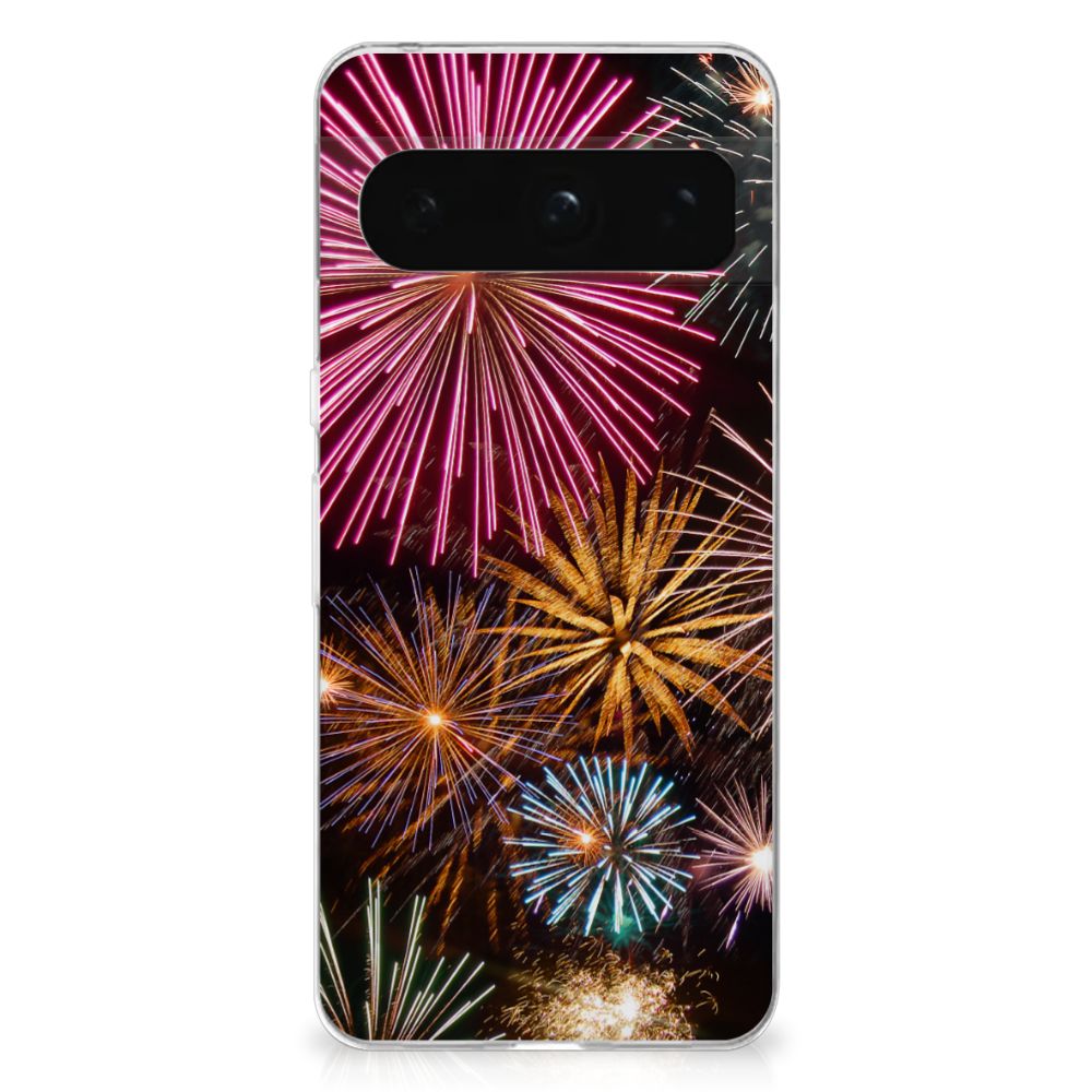 Google Pixel 8 Pro Silicone Back Cover Vuurwerk