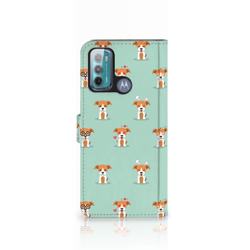 Motorola Moto G60 Telefoonhoesje met Pasjes Pups