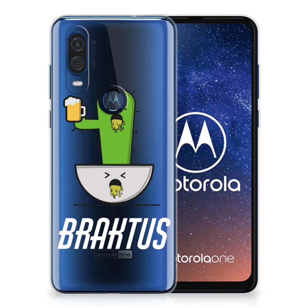 Motorola One Vision Telefoonhoesje met Naam Braktus