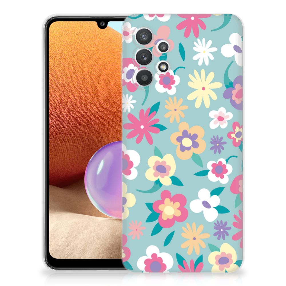 Samsung Galaxy A32 4G | A32 5G Enterprise Editie TPU Case Flower Power B2C Telecom