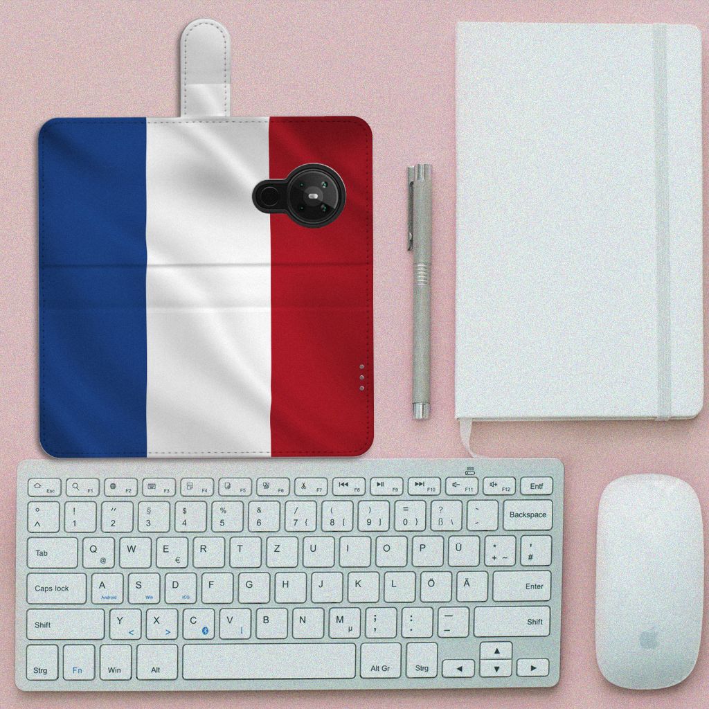 Nokia 5.3 Bookstyle Case Nederlandse Vlag