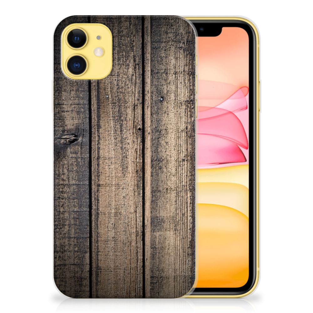 Apple iPhone 11 Bumper Hoesje Steigerhout