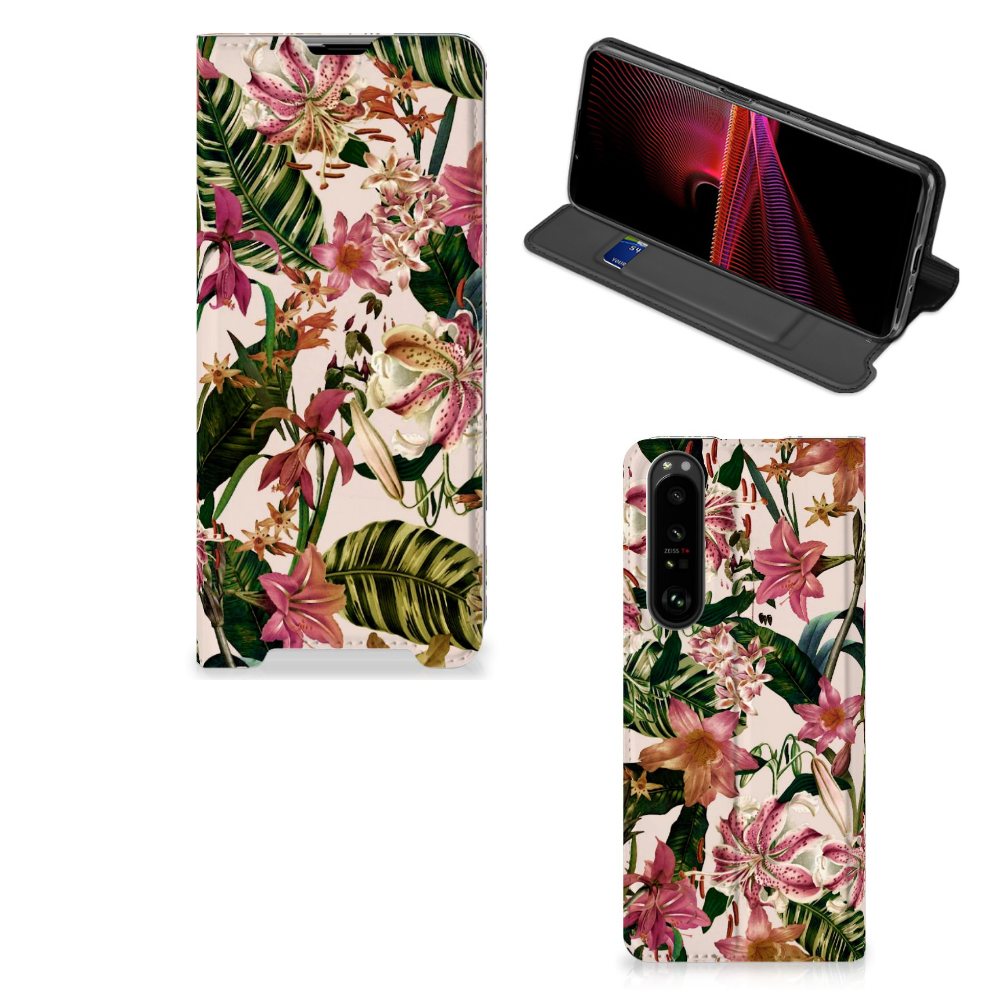 Sony Xperia 1 III Smart Cover Flowers - B2C Telecom